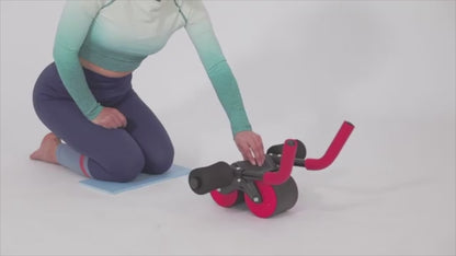 APB Blast Ab roller with rebound with knee and elbow support